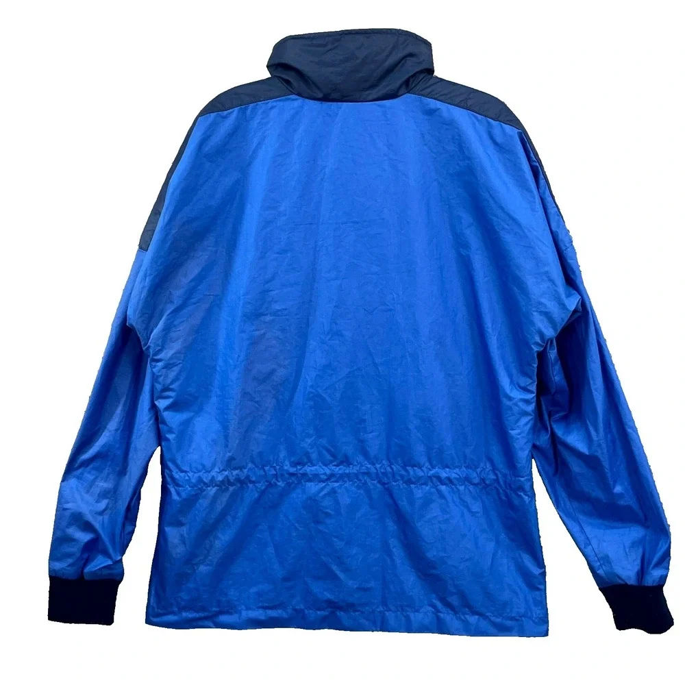 VTG The North Face Windbreaker Jacket Mens Medium‎ Blue Made in USA Waterproof